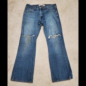 Levi 527 Low Boot Cut Jeans - 32 x 30 - Vintage Indigo